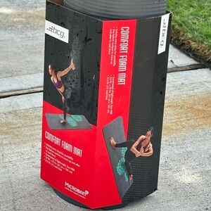 BCG Black and Red Exercise Mat